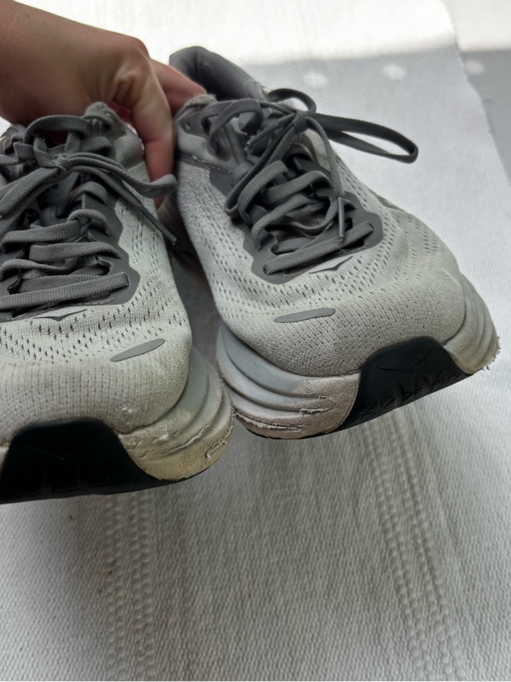 HOKA One One Bondi 3 Men’s Size 8.5D Running Shoes Gray - Picture 15 of 15